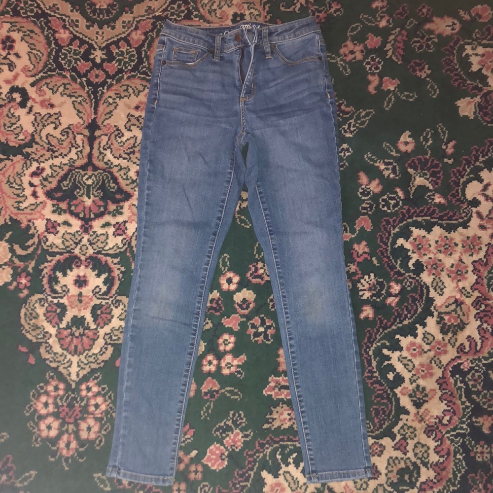 Size 2/26s high rise skinny jeans